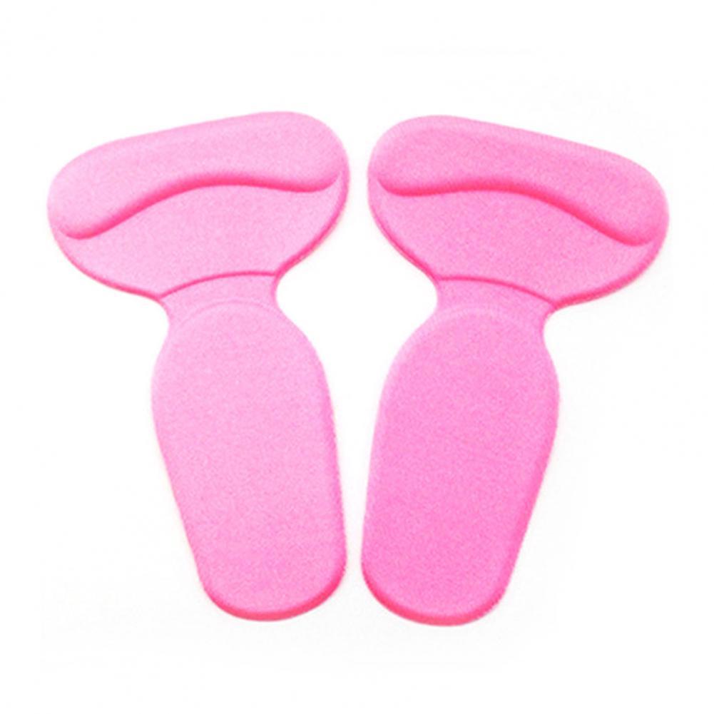 Almohadillas de silicona antifricción para el talón, almohadillas para el cuidado de los pies, antideslizantes, antideslizantes, tacto suave, 1 par: Rojo