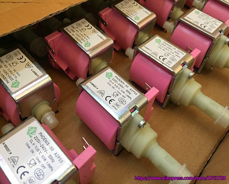 Nouvelle pompe à solénoïde 220V-240V 50Hz 53W | machine à café Phoenix 50, pompe électromagnétique ~~ de nettoyage de sol