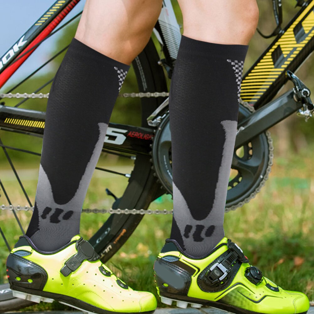 Calcetines de compresión para correr para hombre y mujer, medias deportivas para maratón, ciclismo, fútbol, venas varicosas,