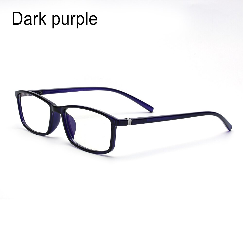 Blue Light Blocking Glasse Anti Blue Rays Computer Glasses Women Men TR90 Anti-UV Radiation Protection Gaming Glasses Eyewear: Dark purple