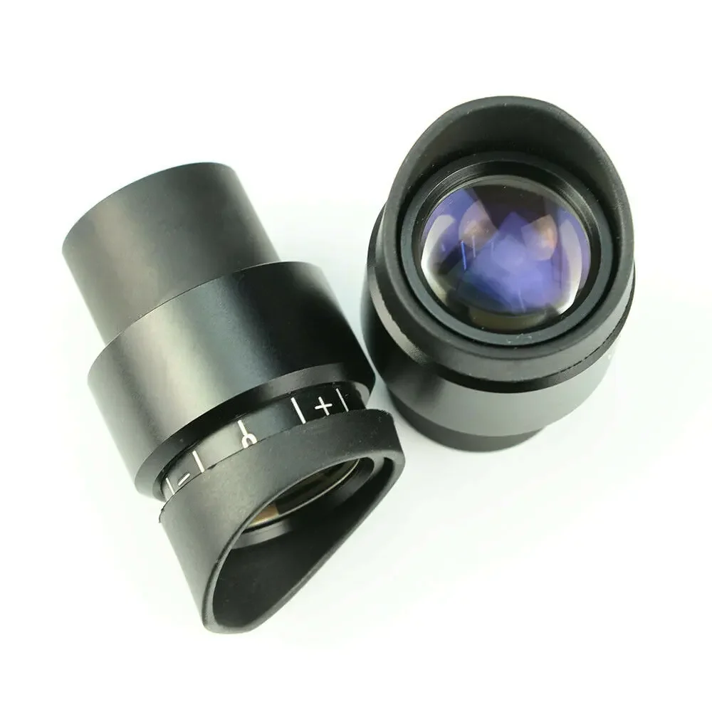 23mm 10x Stereo Microscope Wide Angle Zoom Diopter Adjustable Eye Cups 30mm Dia Microscopio Barlow Lens Accesorio Telescopio