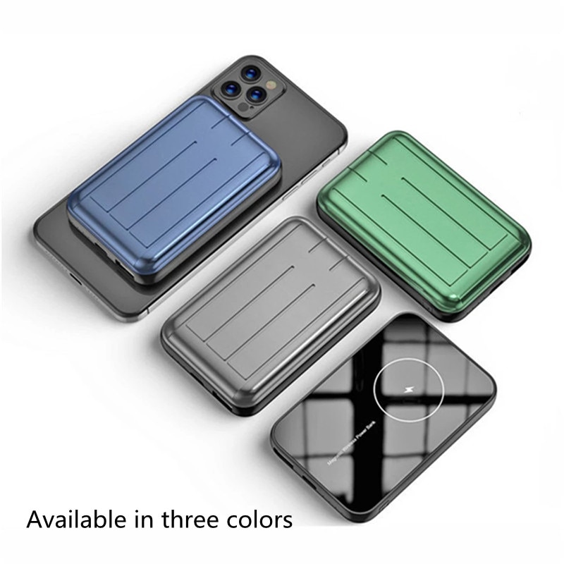 20W Fast Magnetic Wireless Portable Charger For Magsafe Charger Power Bank For iphone 12 xaiomi Mobile Battery Large Capacity