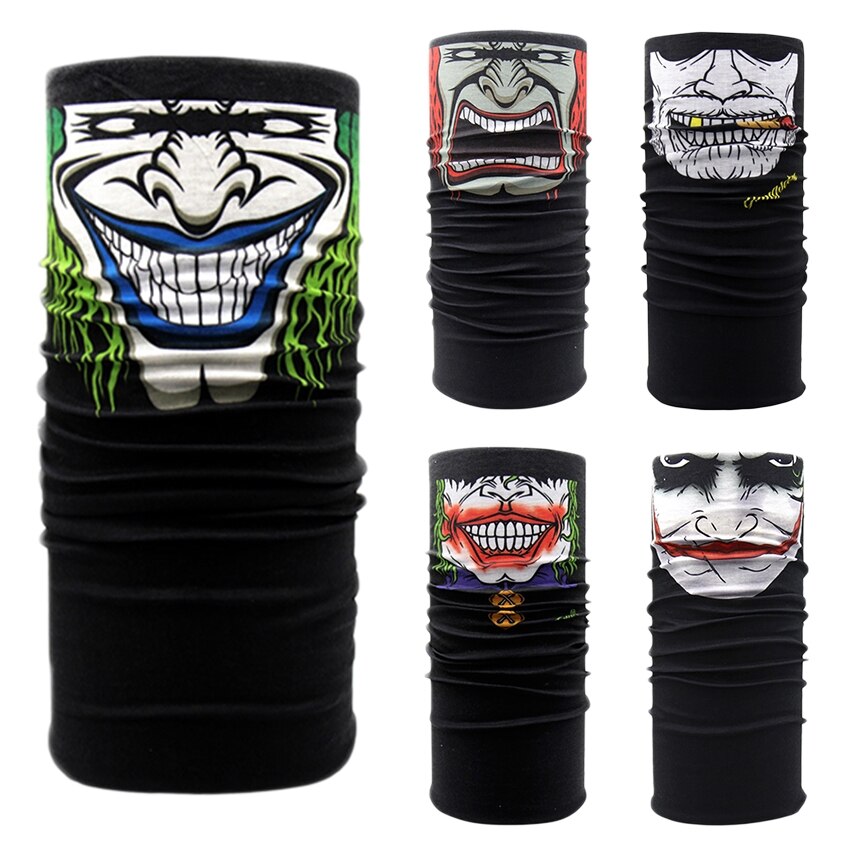 Winter 3D Skull Motorcycle Face Mask Balaclava Face Shield Sport Mask Neck Warm Full Face Mask Windproof Bicycle Cycling Masks