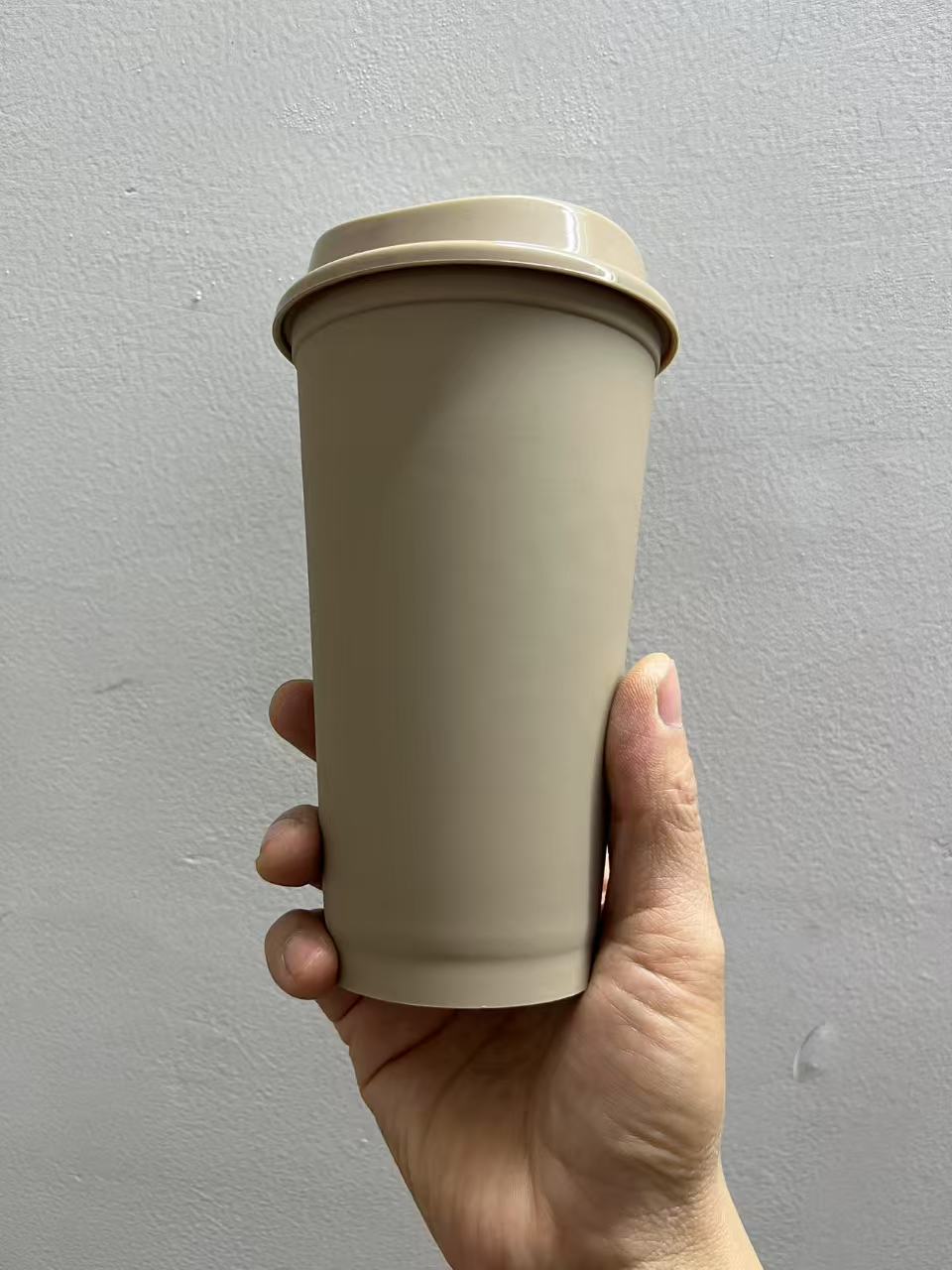BPA free reusable 480ml 16oz plastic coffee cup travel coffee mug cup drink cup to go