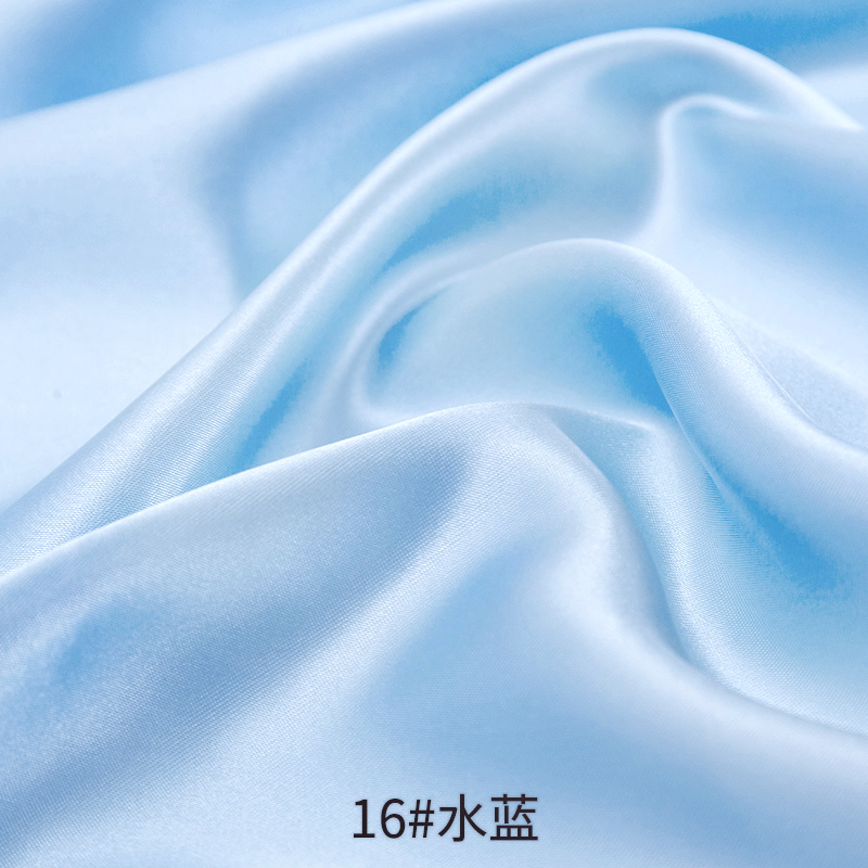 26 Colors Satin Fabric By The Meters Skirt Lining Material Wedding Decoration Fabric Box Lining DIY Clothing Sewing Background: M / LIGHT GRAY