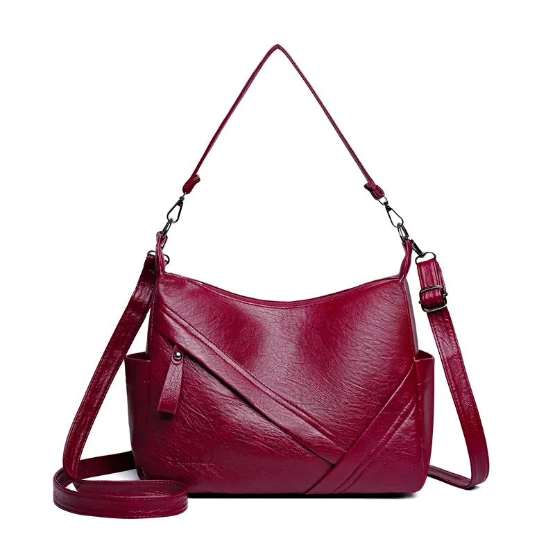 Dames Handtassen, Mode Dames Crossbody Tassen Retro Grote Capaciteit Schoudertassen Dames Messenger Bag: Blauw