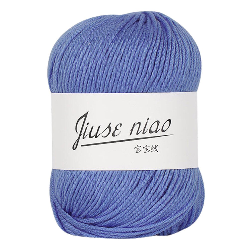 1PCcolorful hand-knit baby milk cotton yarn ball winter cold scarf knitted woolen yarn home sweater skin-friendly cashmere yarn: G