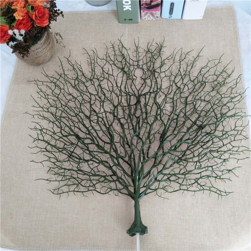 Di Plastica semplice Pavone Ramo di Corallo Bianco Simulazione Secco Ramo Casa Foto Fotografia in studio di Decorazione