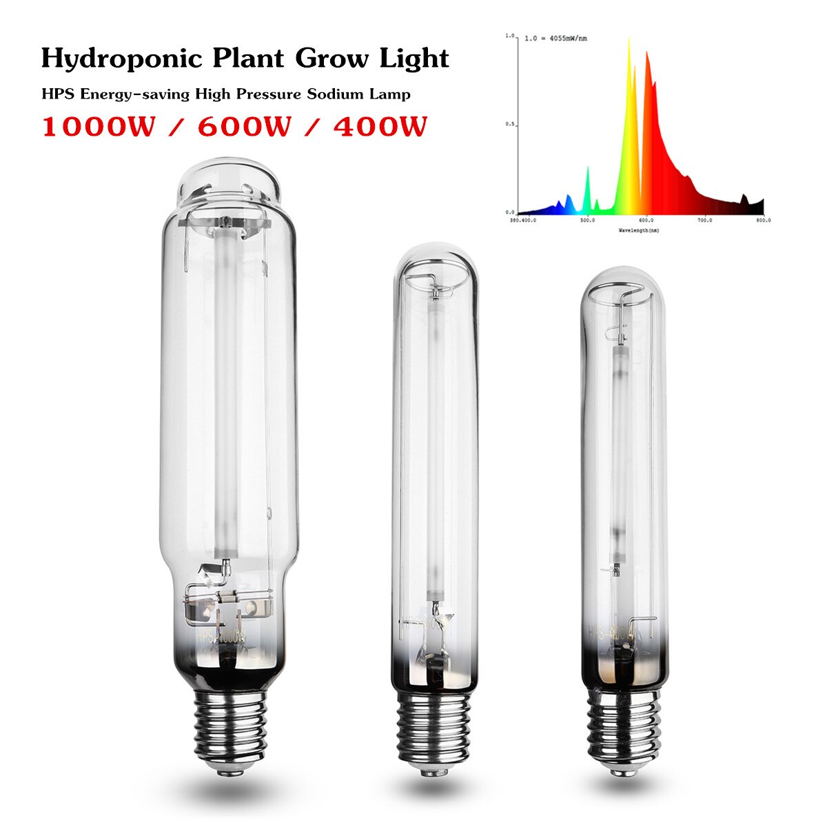 150W 250W 400W 1000W Hps Planten Groeien Lamp E40 23Ra Hoge Druk Natrium Lamp Energie Efficiënte lange Levensduur 23000 Uur