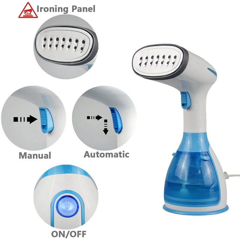 Défroisseur vapeur Vertical Portable 1500W, 280ML, chauffe rapide, pour vêtements, appareil de voyage