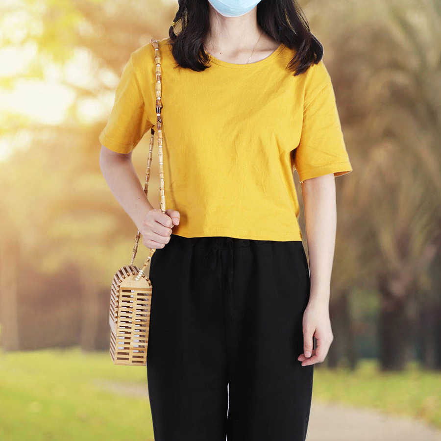 Vrouwen \ 'S Geweven Bamboe Purse Mini Schoudertas In Bamboe Weven Tote Bag Zomer Schouder Handtas Voor Reizen