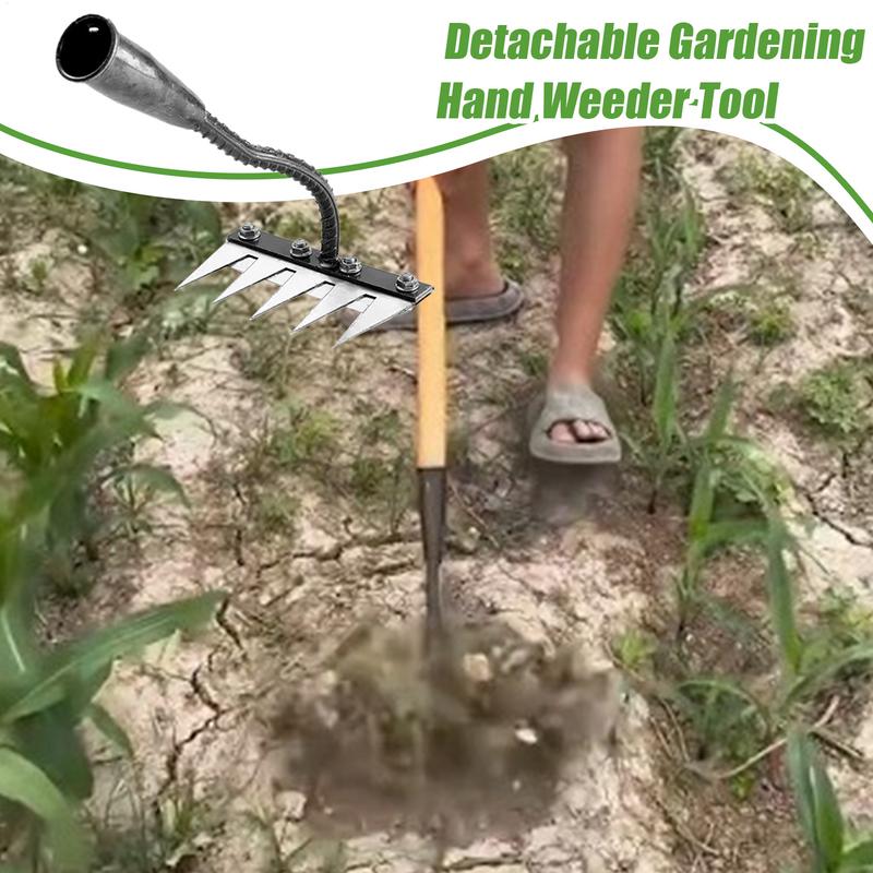Extracteur de désherbage de jardinage, outil de désherbage manuel détachable, griffe de jardin, outil de désherbage ergonomique efficace