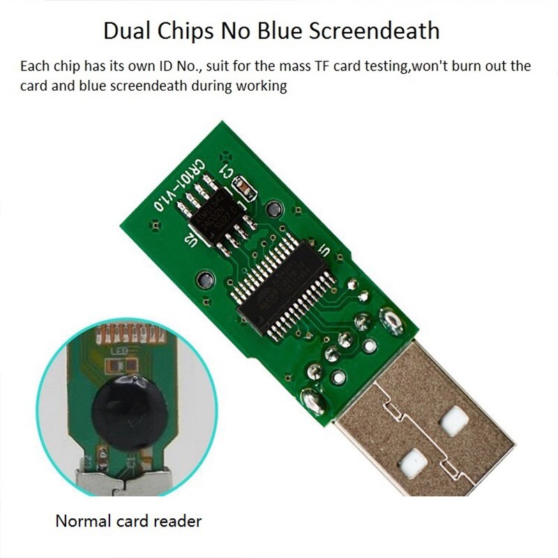 Sipolar Mini USB 2.0 Memory Card Reader For Micro SD Card TF Card Adapter Plug and Play For Tablet PC