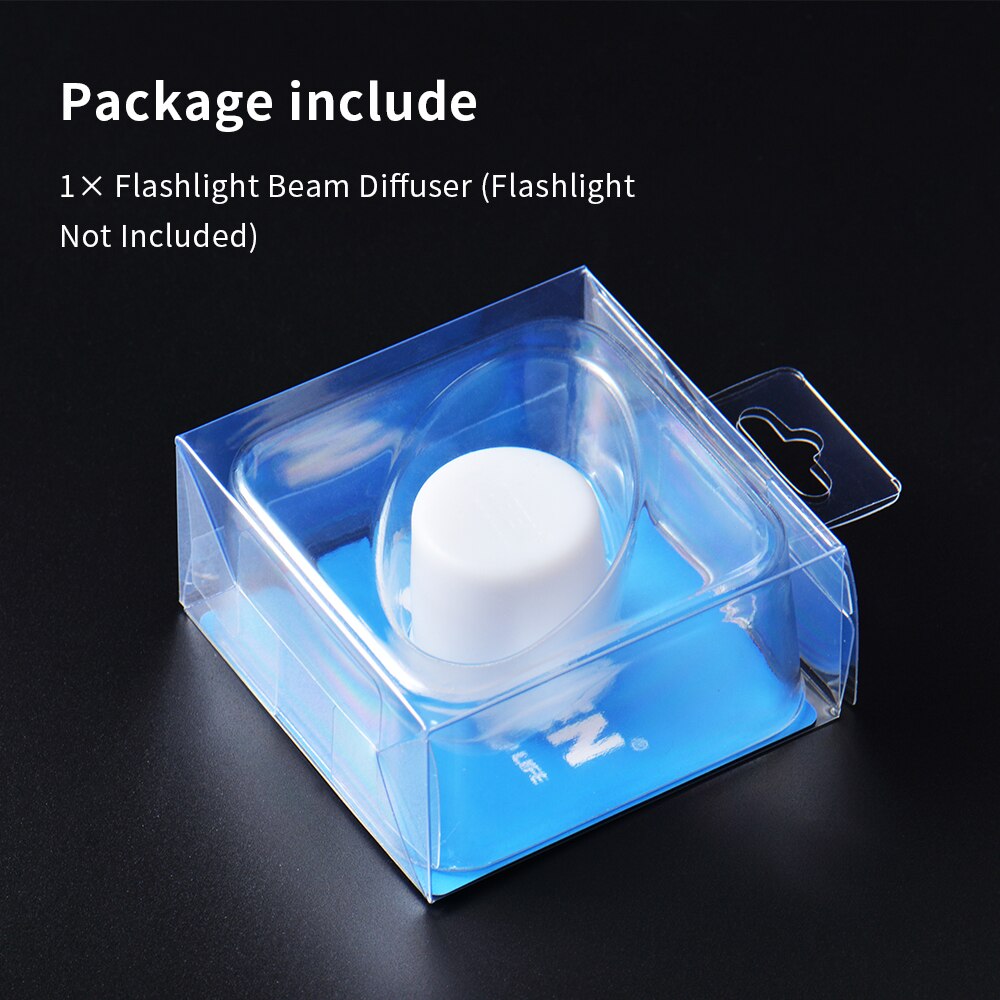 WUBEN – diffuseur de faisceau de lampe de poche pour la lecture, adapté à WUBEN L50 L50S C3 TO40R T046R