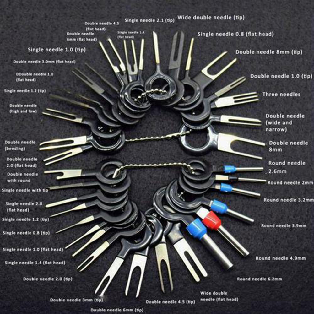 Kit de remoção fiação terminal do carro, 36/peças, prega conector de pino, extrator, kit ejetor, plugue, ferramenta de reparo