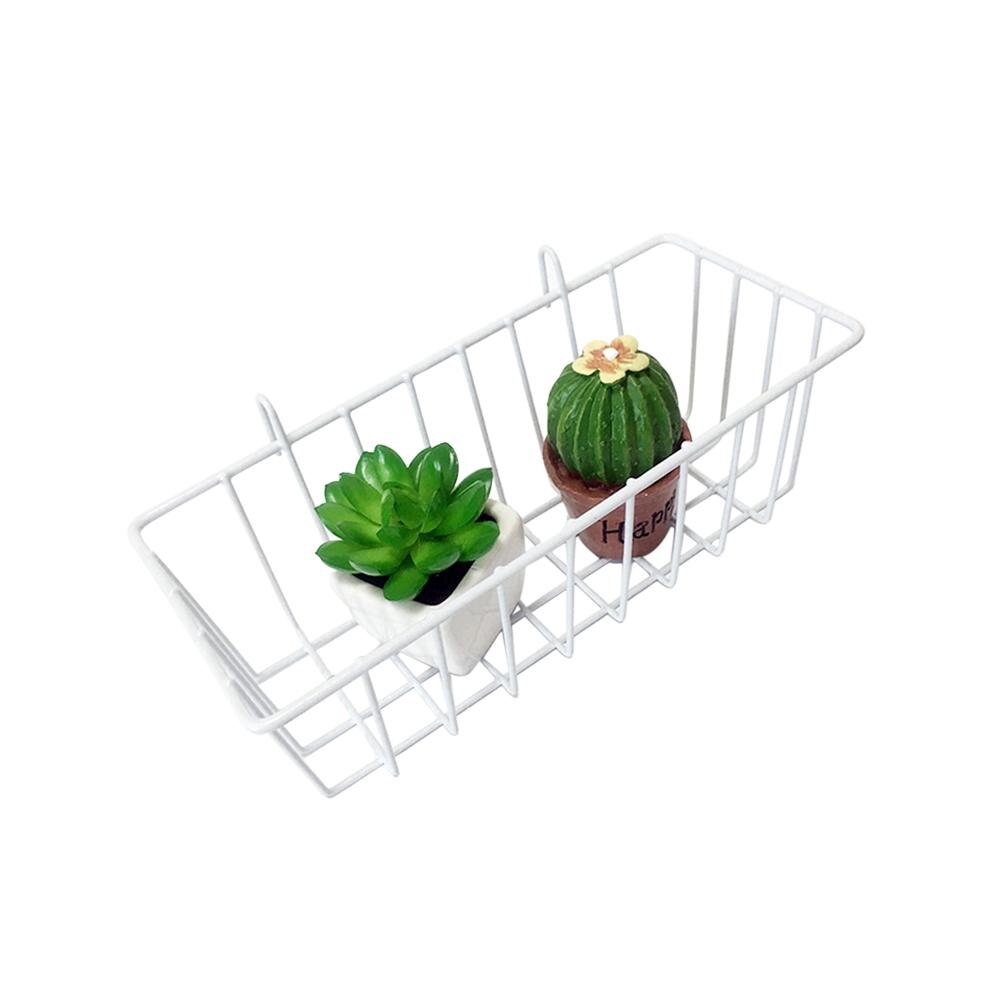 Galler hängande korg järn väggmonterad dekoration innovativ blomkruka hylla liten prydnad display hylla heminredning