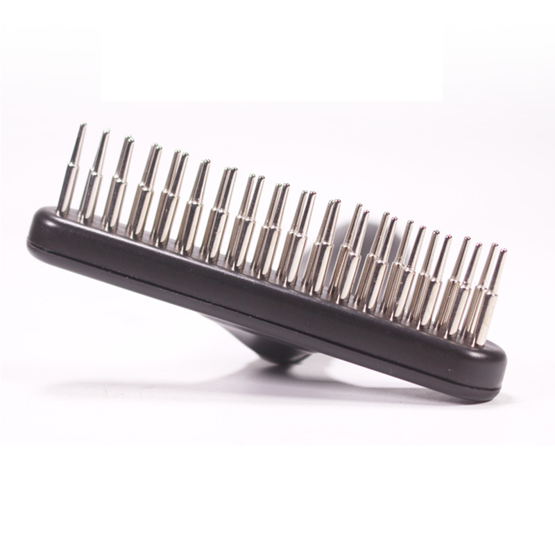 Râteau pour chien, brosse démêlante, peigne, râteau sous-poil pour chiens et chats, poils courts et longs, brosses pour animaux de compagnie, perte avec épingles à Double rangée