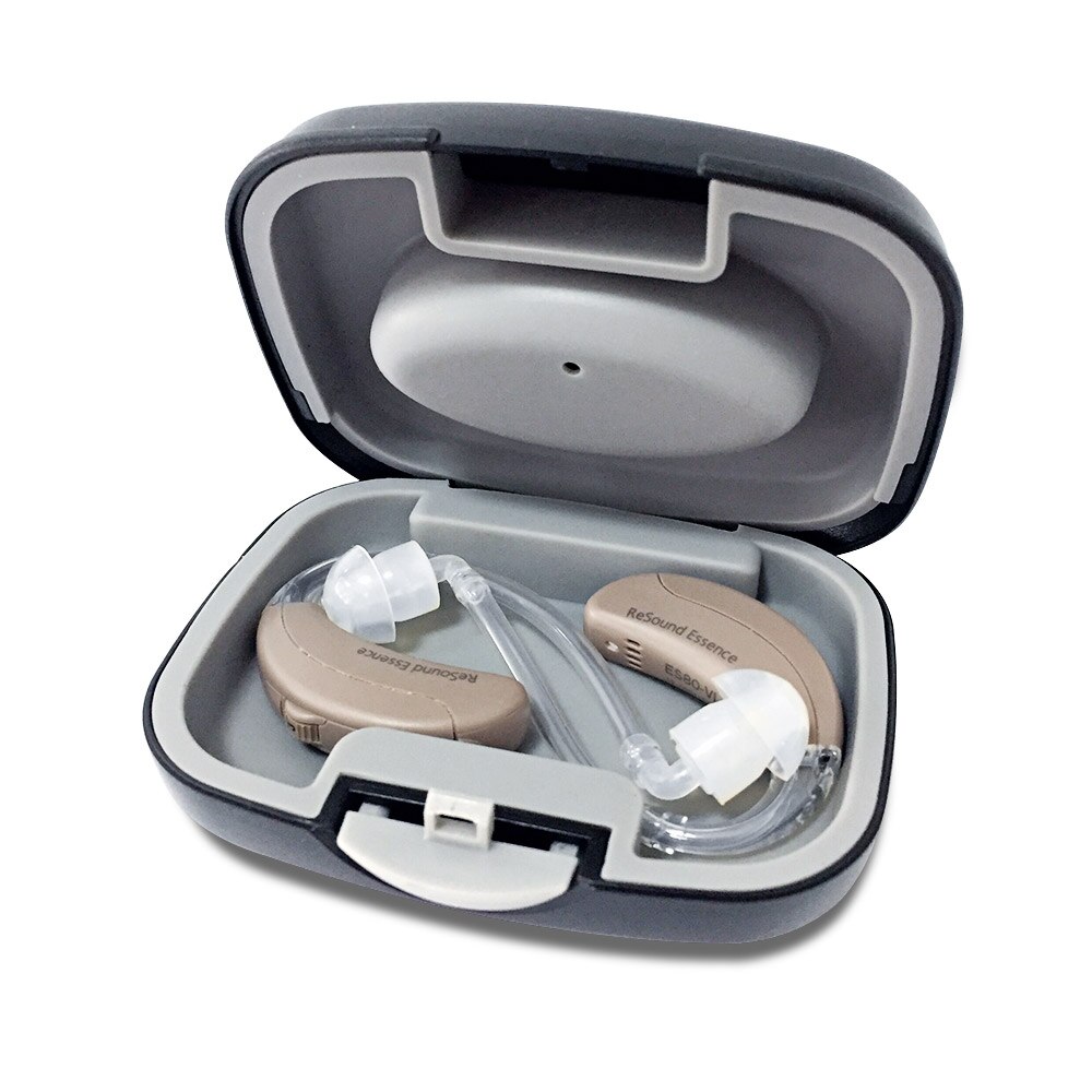 Hearing Aid Case Hard Protective Storage Box for BTE, ITC, CIC Hearing Aids Protector Holder
