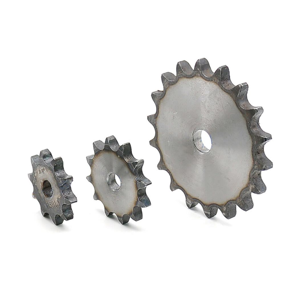 1Pcs Flat Chain Gear 08B 11 Teeth To 25 Teeth Sprocket Wheel A3 Steel Quenching