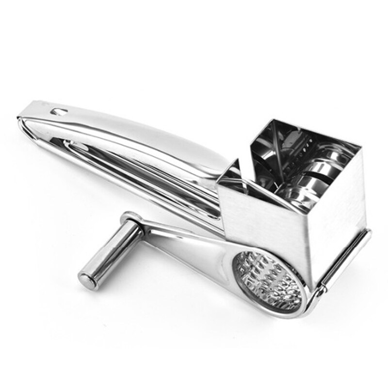 Cheese Rotary Grater Stainless Steel Barrel Drum Ginger Chocolate Multi-function Cheese Shaver
