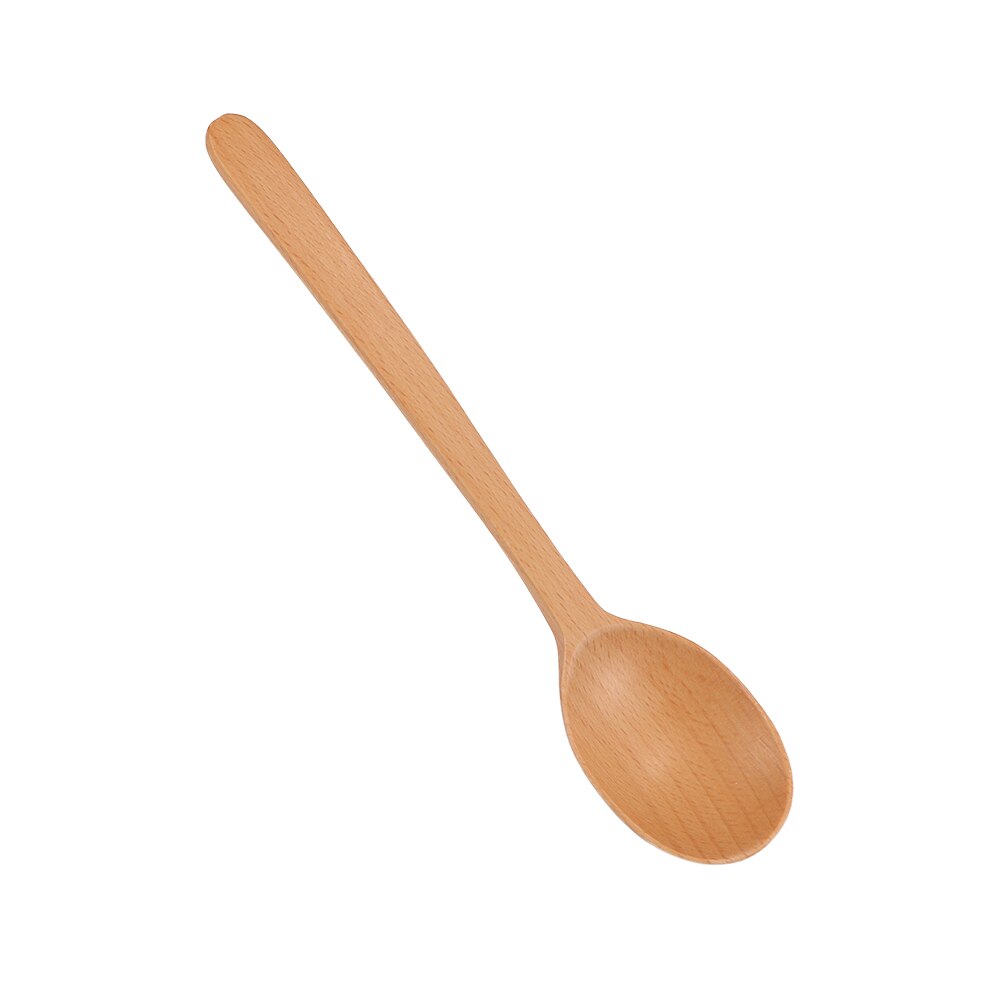 Träsked sås spatel miljövänlig japansk porslin krydda skopa kaffe honung te mjölksked omrörare trä liten sked: 3
