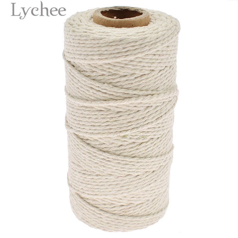 Lychee Life 100 Yards 2mm Colorful Cotton Thread High Ouality Sewing Thread DIY Sewing Accessories For Jeans Clothes Curtain: 6