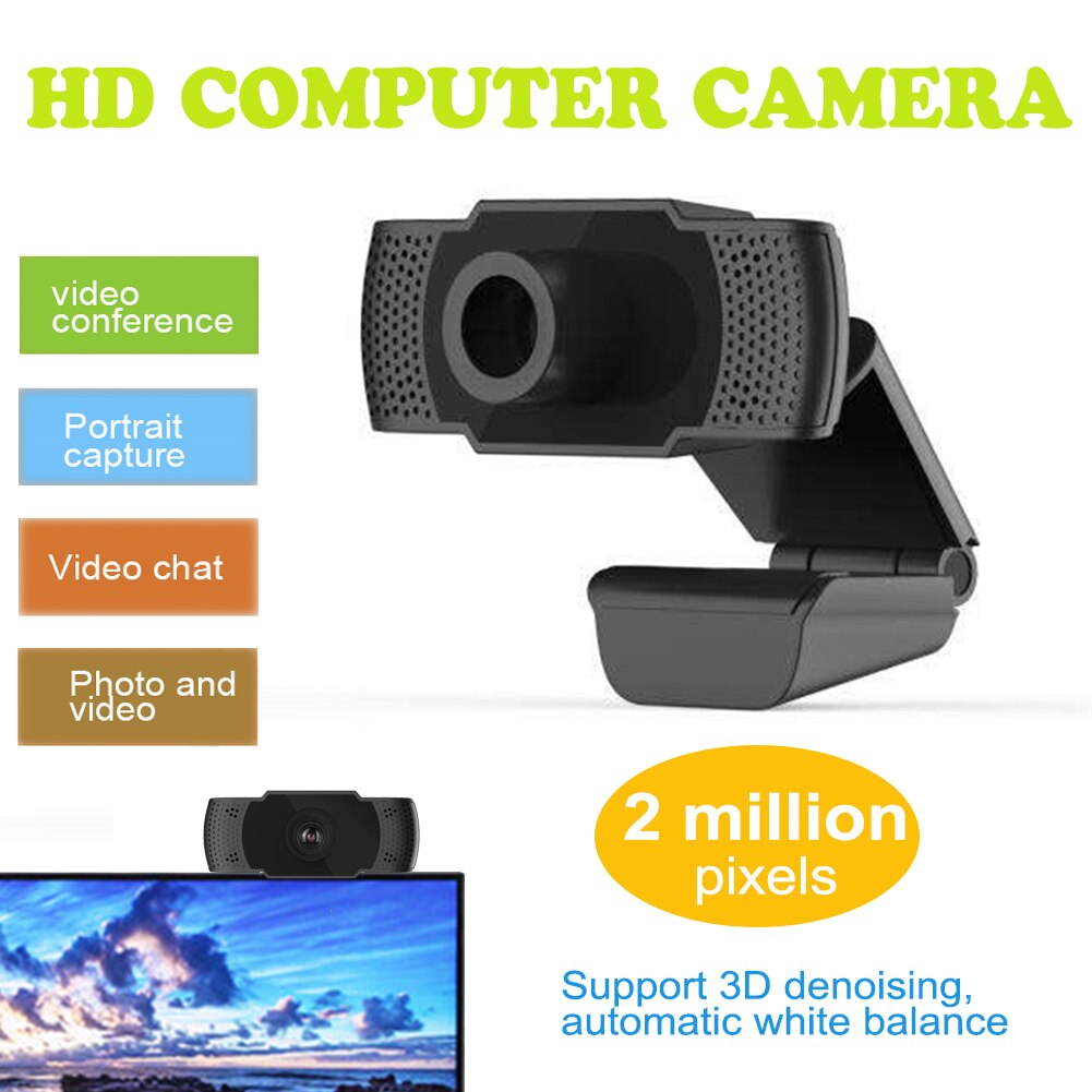 11080P Hd Camera Usb Webcam Autofocus Webcam Voor Computer Laptop Pc Met Microfoon Video Calling Home Apparatuur Externe
