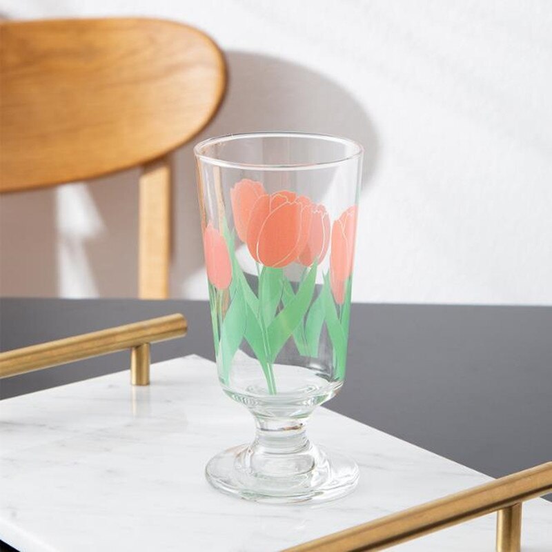 Cutelife ins złoty kubek z przezroczystą krawędzią woda filiżanka robić herbaty ins mleko śniadanie szklanka robić kawy szklanka soku szklanka