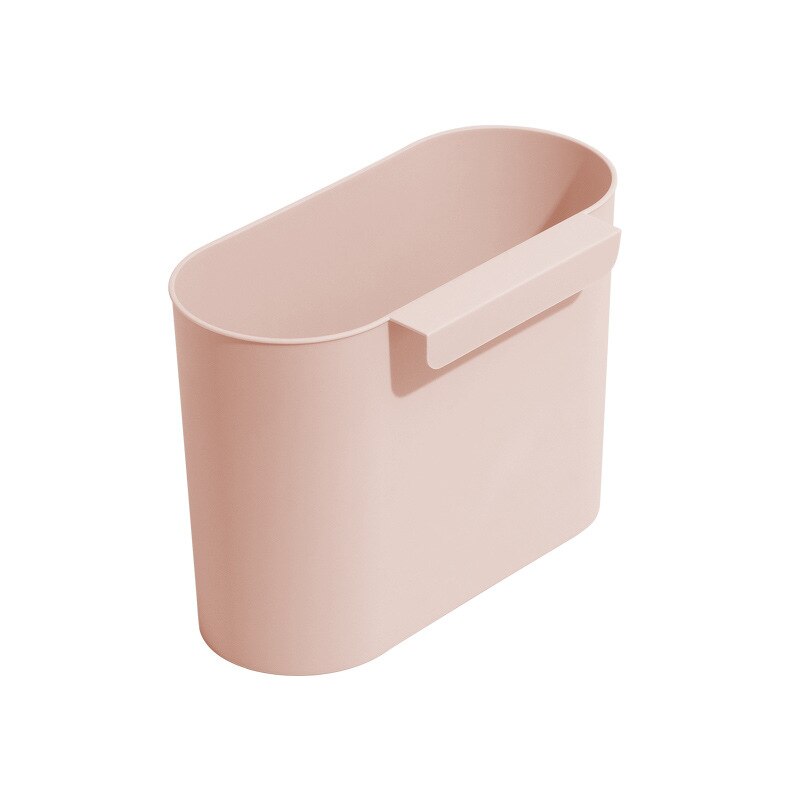 Kitchen Cabinet Door Plastic Basket Hanging Trash Can Bin Waste Box Garbage: B