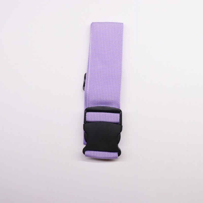 OKOKC Adjustable Elastic Luggage Strap Travel Classic Practical Luggage Belt Travel Easy Packing Travel Accessories 1.8m: Light Purple