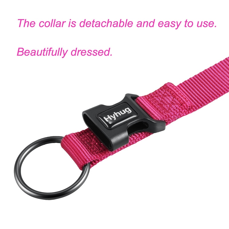 Collier pour chien robuste en Nylon, réglable, boucle pour chien, pour grands, moyens et petits chiots Husky, fournitures S/M/L HY138