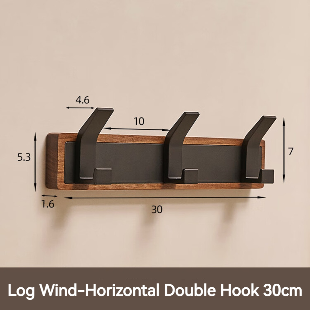 Percheros de pared de madera para dormitorio, vestíbulo de entrada, perchas de almacenamiento de ropa, gancho multiusos, organizador de ropa para chal, almacenamiento para el hogar: Morado