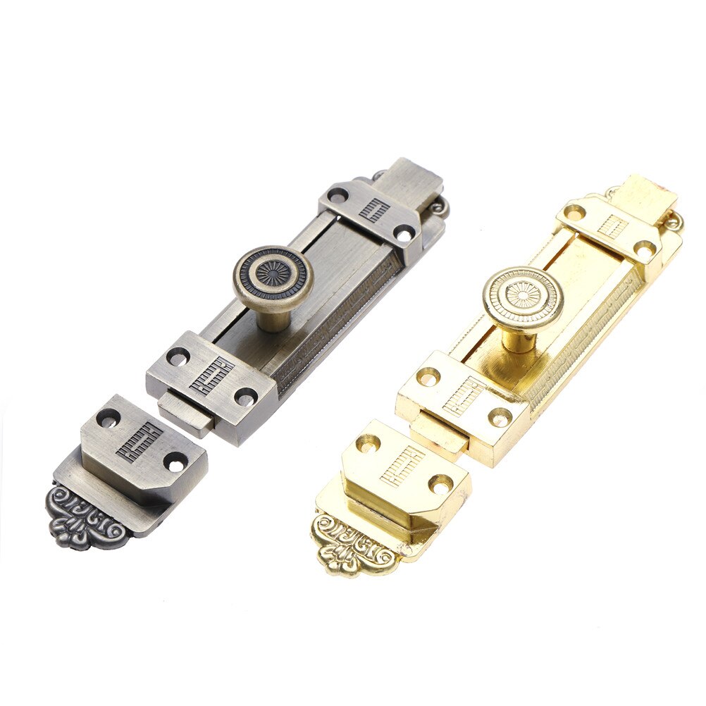 Pestillo de cerradura deslizante de aleación de Zinc para puerta Vintage, Perno de barril, bronce, para muebles