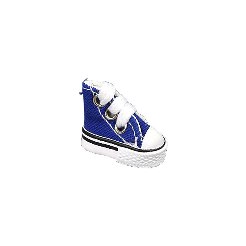 Mini finger sko søde skate board sko fingerboard sko til finger breakdance gribebræt: Blå