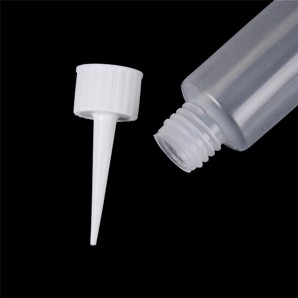 2pcs Empty Dropper Squeezable Liquid Bottle PE Plastic Needle Bottle Dropper Eye Liquid Container Plastic Bottles 50ml