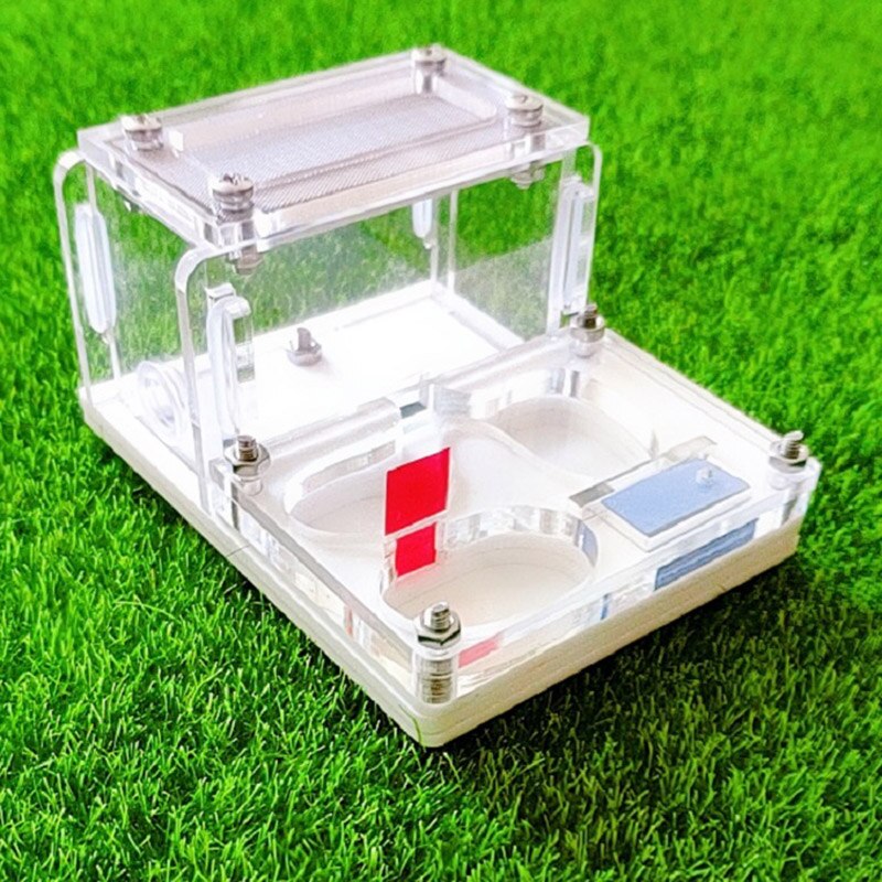 Mini Ant Farm Acrylic Ant Nest Small Pet Feeding Box Insect Supplies 9x7x4.5cm
