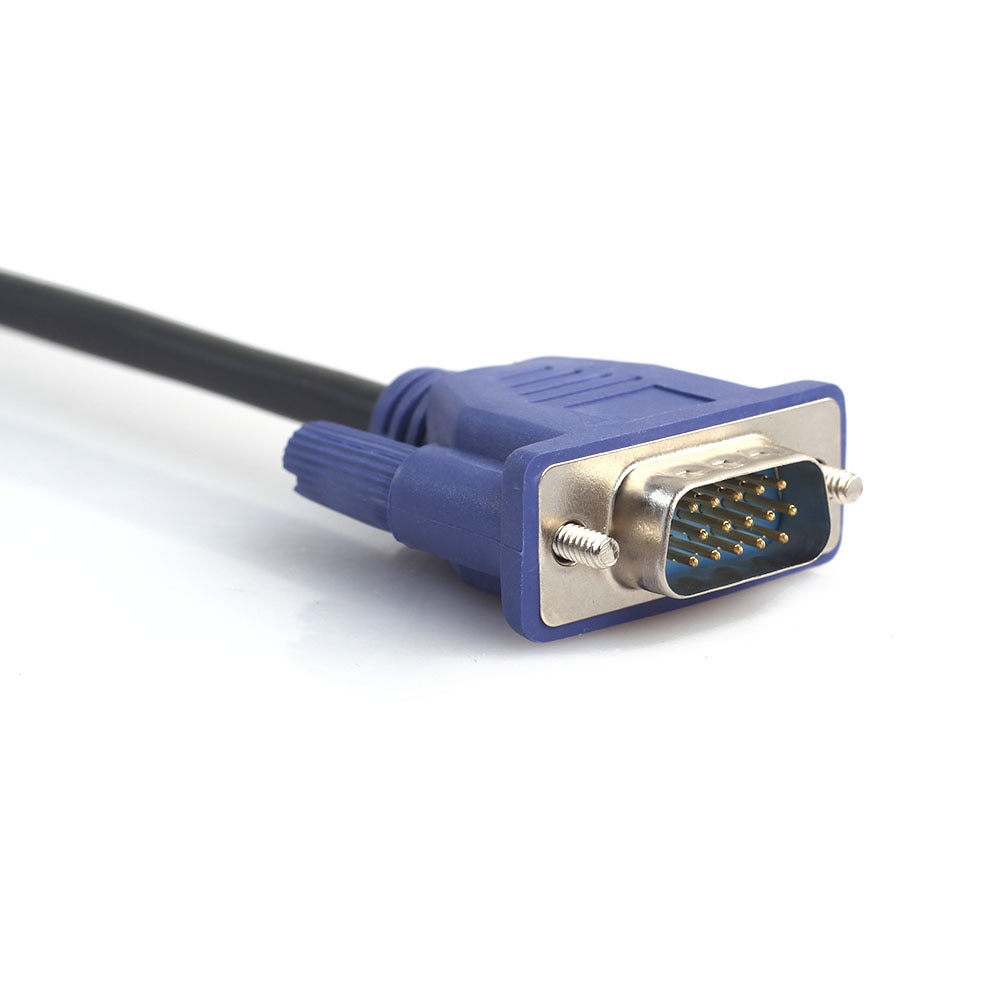 1.5/3/5m ordinateur moniteur VGA rallonge câble VGA M/M fil HD 15 broches mâle à mâle VGA cordon cuivre ligne pour ordinateur portable PC projecteur