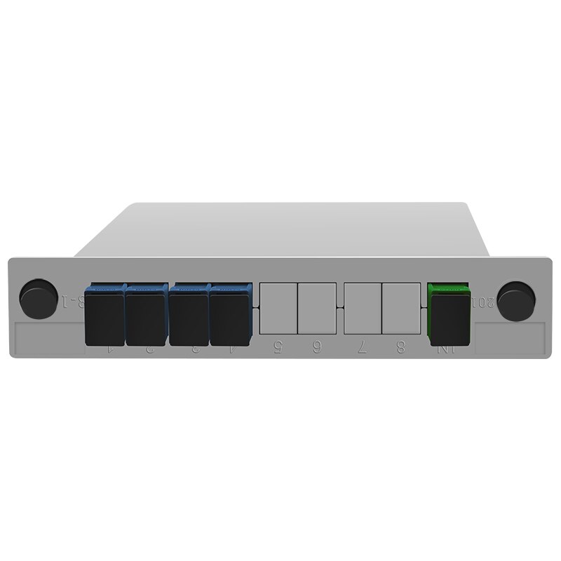 10 pces sc/upc plc 1x4 divisor de fibra óptica caixa 1x4 plc divisor de fibra ftth plc