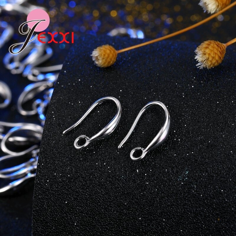 Freies 925 Sterling Silber Ohr Haken Ohrringe Zubehör Für Frauen Diy Party Schmuck Srebrne Mujer Bijouterie