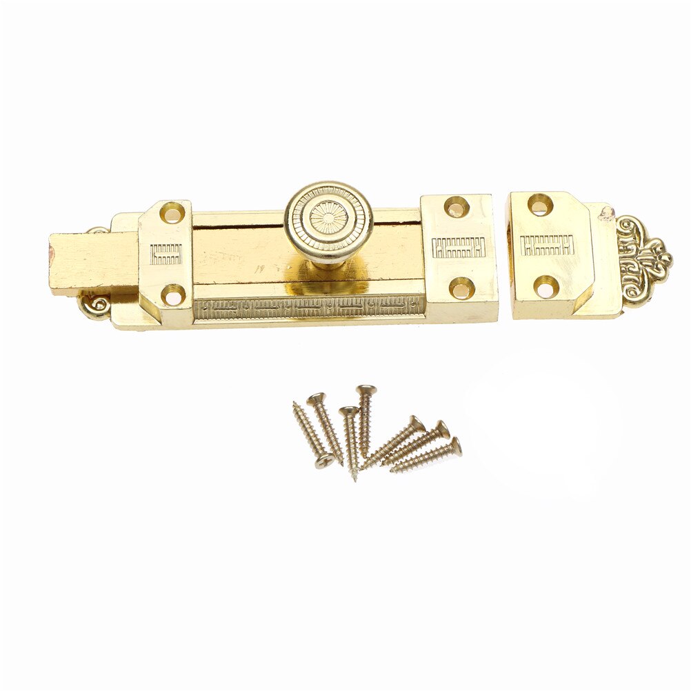 Pestillo de cerradura deslizante de aleación de Zinc para puerta Vintage, Perno de barril, bronce, para muebles: Bronce