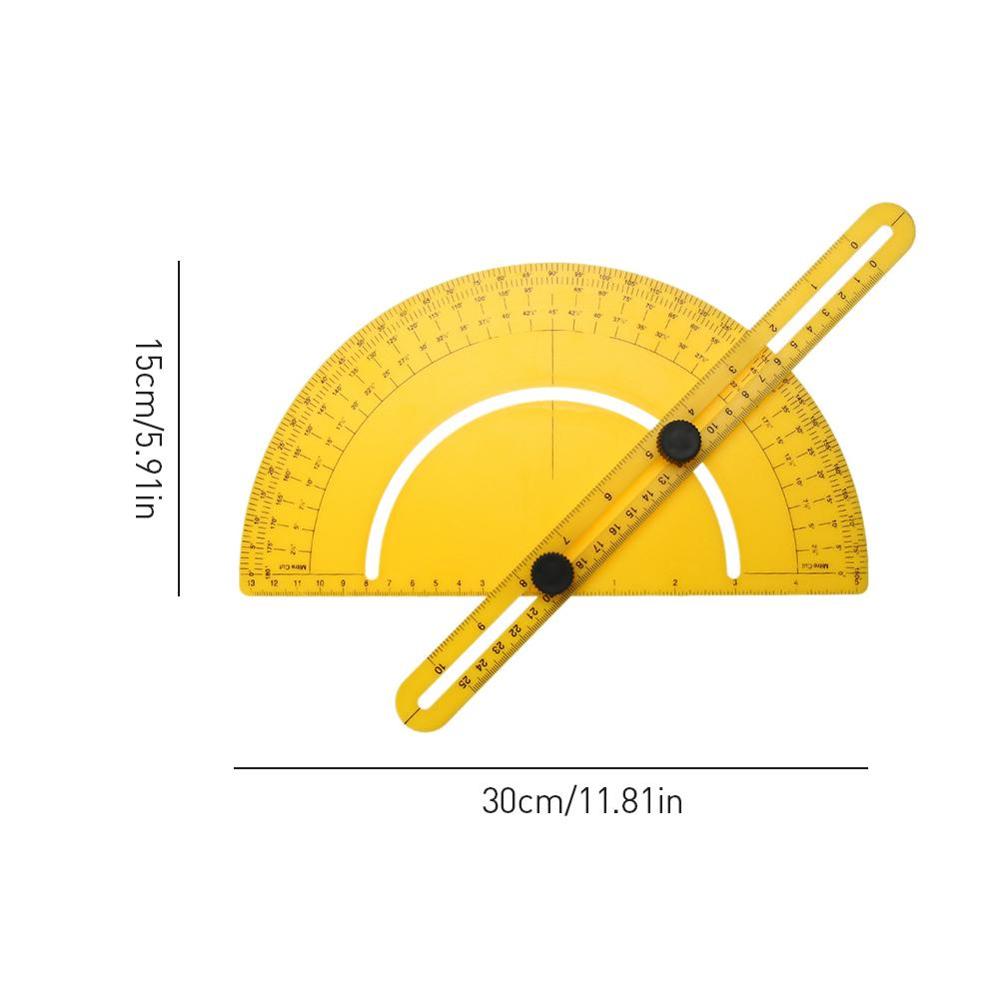 Tool angle 180 degree goniometer measuring arm ruler