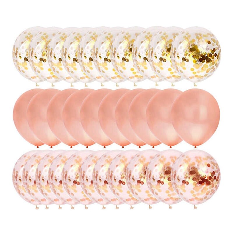 30Pcs Party Decoration Latex Balloons & 90Pcs Foil Number Balloons 18Th Anniversary Birthday Party Decor