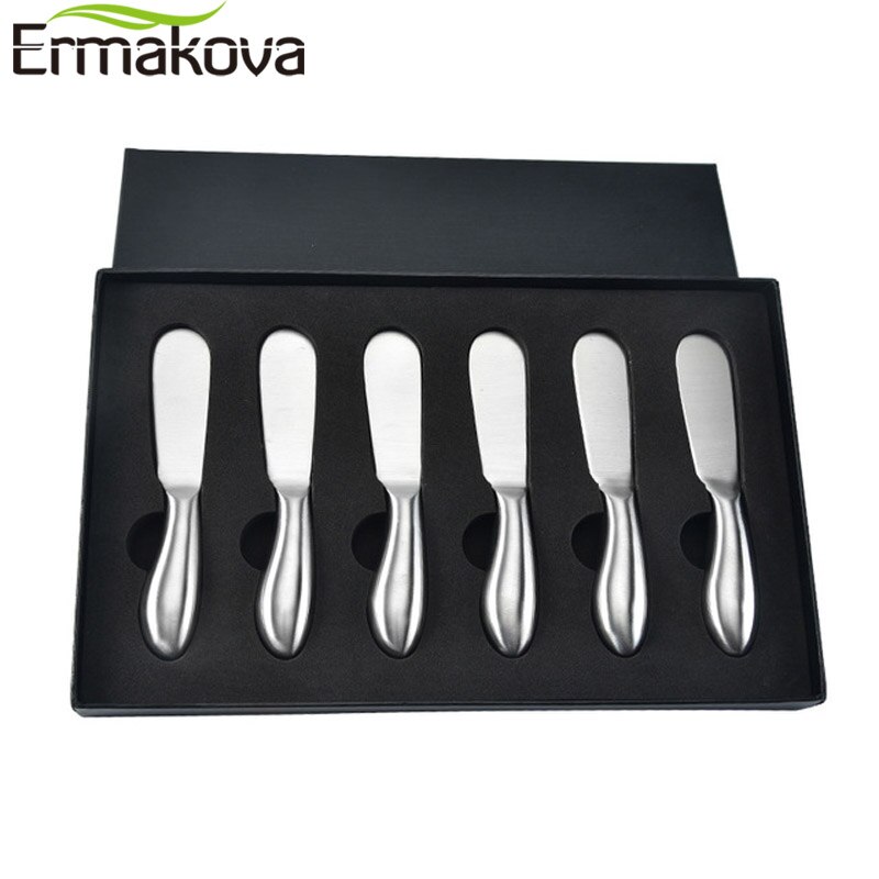 14-teiliges Käse-Butter-Set – Edelstahl Mit Holzgriff, Inkl. Löffel, Gabel & Zange