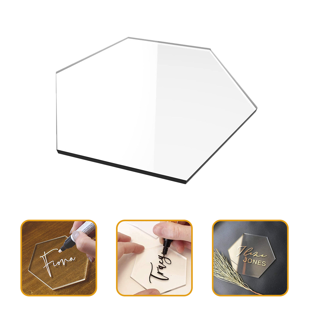 10pcs Seating Place Cards Wedding Guest Cards Blank Place Cards for Party