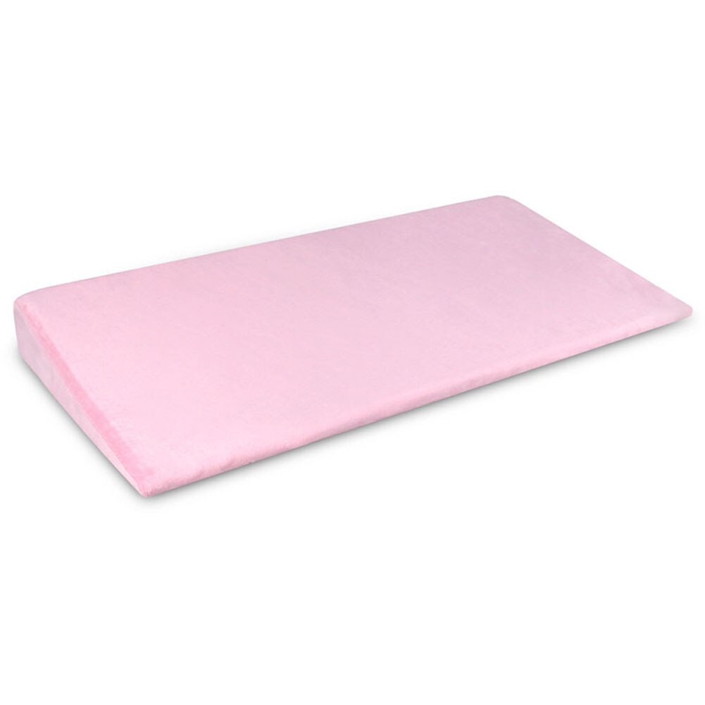 Baby Sleep Positioner Pillow Anti-Reflux High Incline Newborn Baby Crib Wedge: Pink