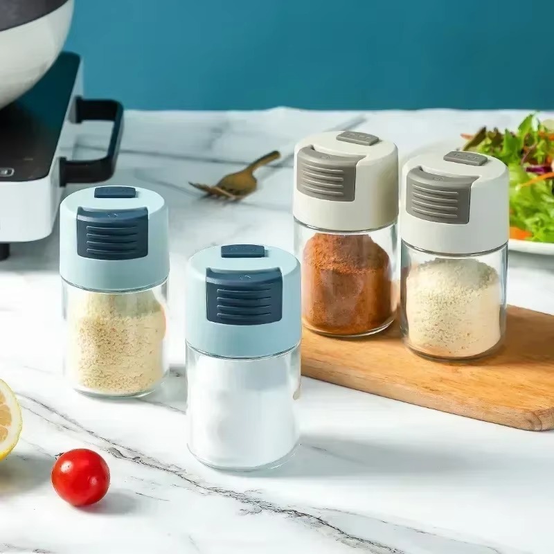 Kitchen Supplies Seasoning Bottle Jars for Spices Salt and Pepper Seasoning Jar Spice Organizer Barbecue Condiment Gadget