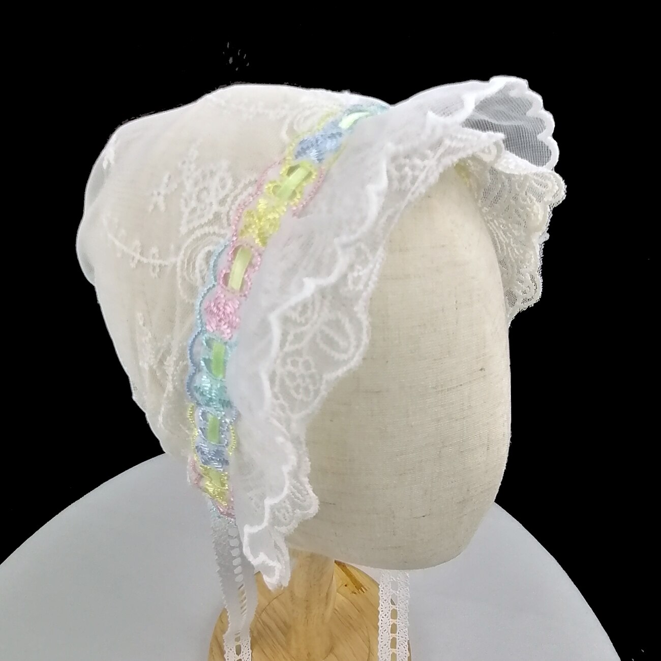 Lolita lace Spanish Princess Maid hats baby photography props toddler girls kids hat bonnet turban: 1006