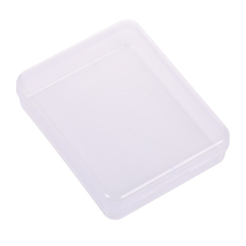 Disposable Face Mask Case Container Temporary Folder Protective Storage Box Clean Portable Dustproof Box Organizer Home Storage: Transparent