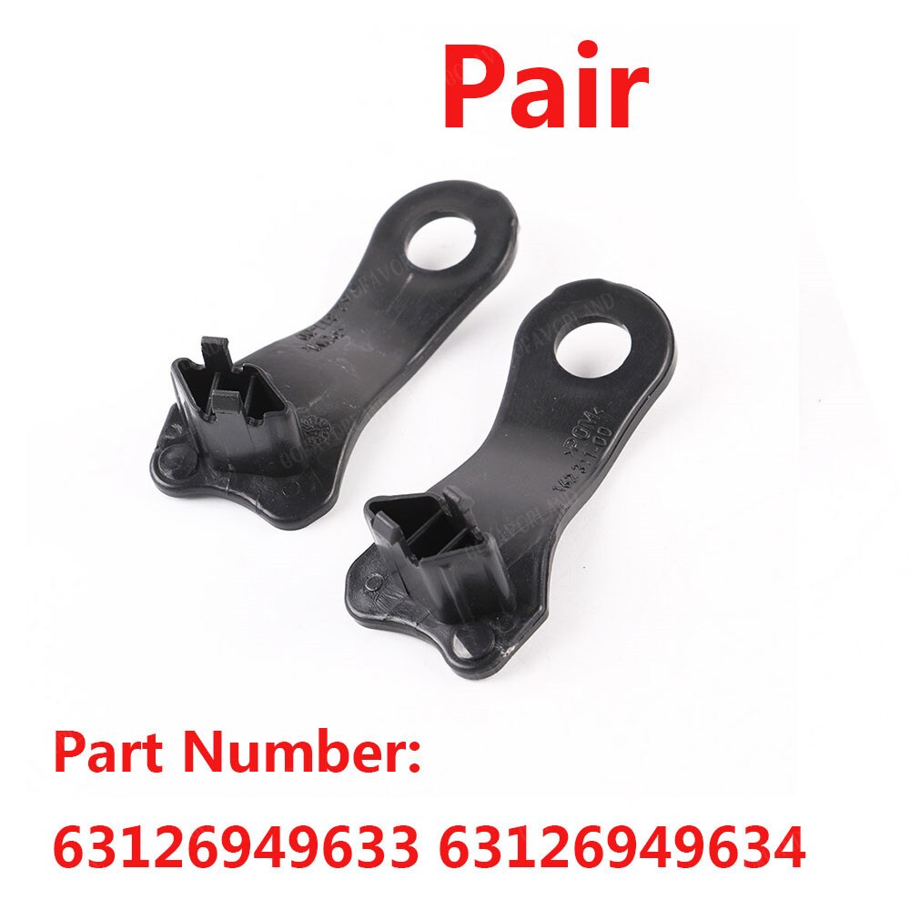 4Stck Vorne Scheinwerfer Scheinwerfer Reparatur Bausatz Halterung Clip 63126941478 63126942478 6312694963 63126949634 Für BMW 5 Serie E60 E61: 2Stck