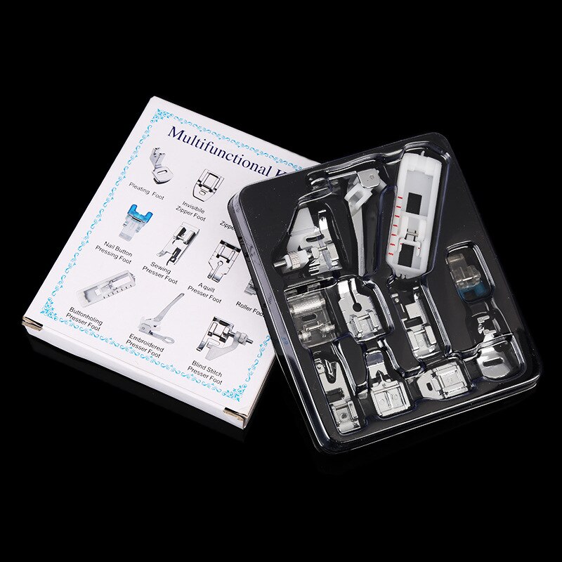 82pcs Sewing Machine Presser Foot Feet for Sewing Machines Feet Kit Set With Box For Brother Singer Sewing Machine Accessories: 11PCS B